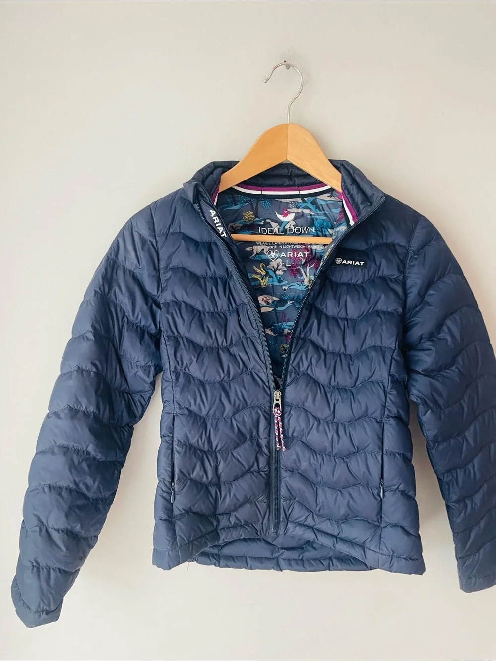 Ariat Ideal Down Navy Jacket